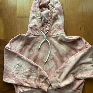 GAP Peach Hoodie with White Drawstring